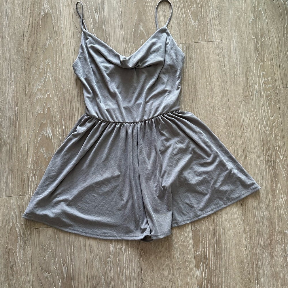 Urban Outfitters light brown/mushroom color romper